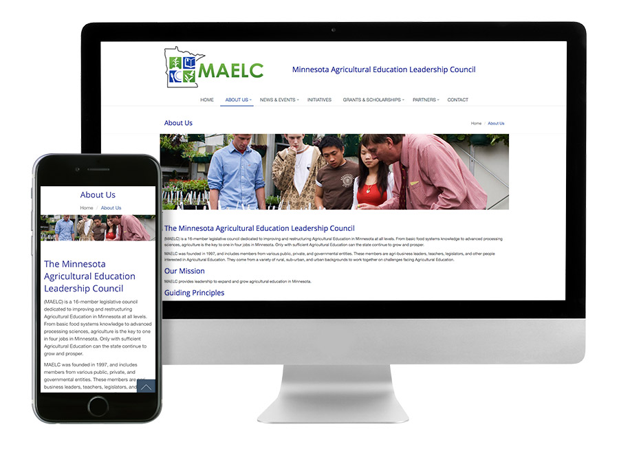 OrangeBall Creative - MAELC responsive website
